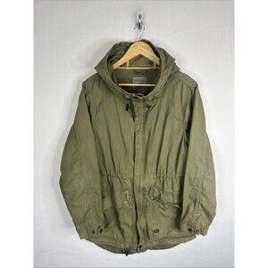 Dunderdon Hooded Jacket Olive Green Men’s M Cotton Workwear Hiking